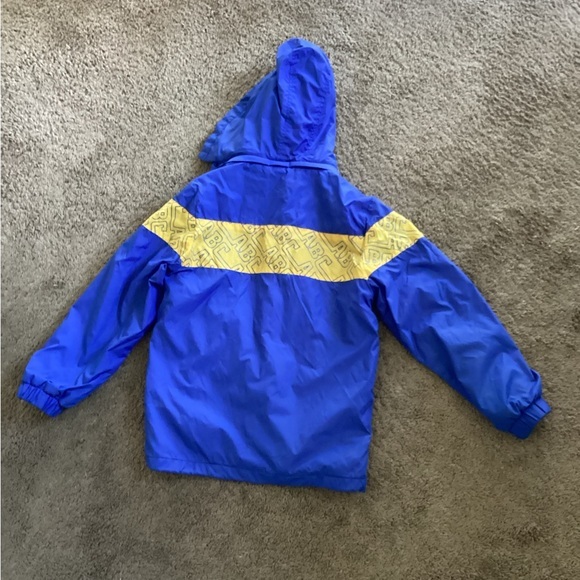 ABC kids Blue and Yellow Jacket‎ padded front jipper with a hood. - Picture 5 of 16